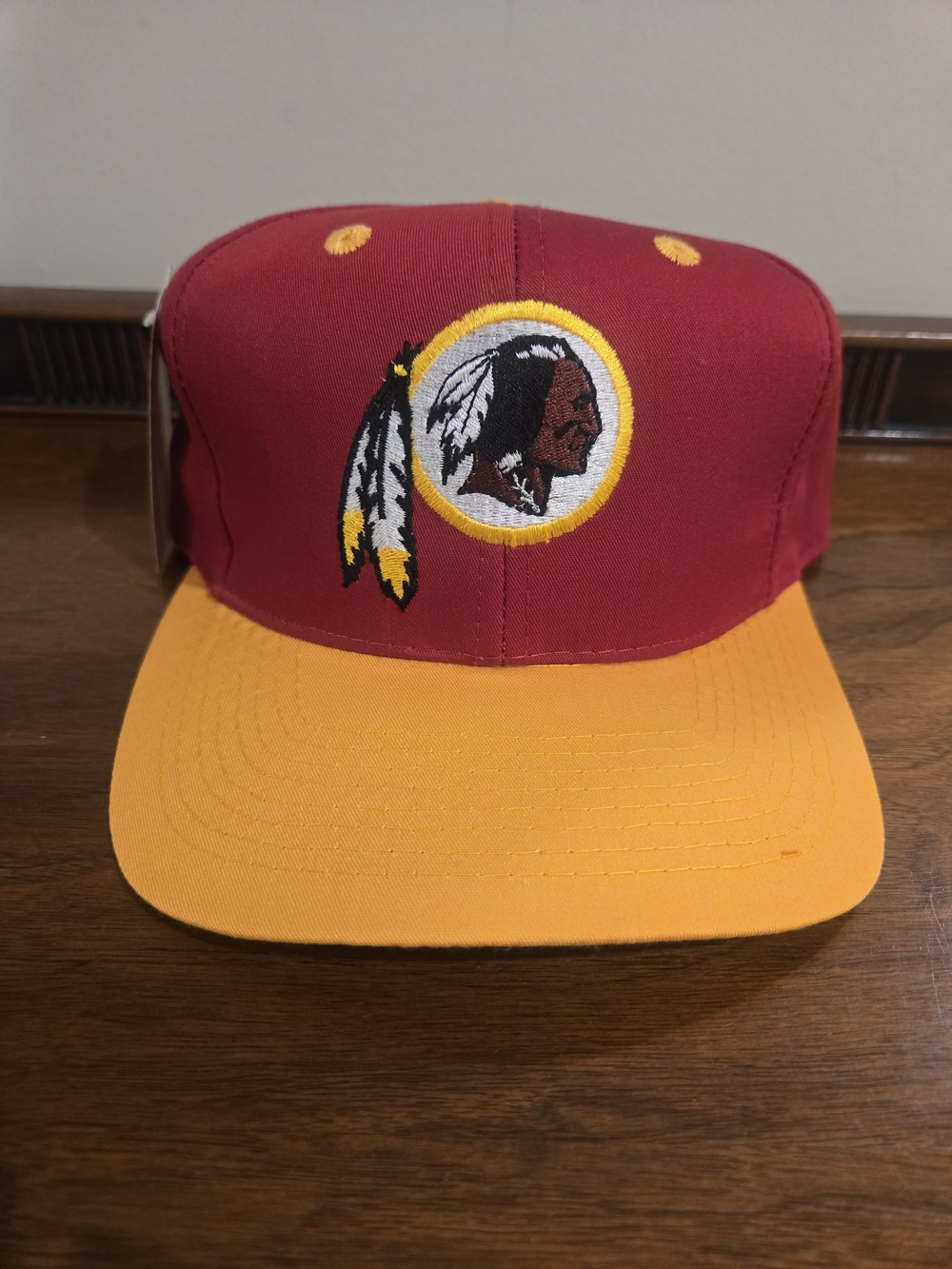 Official Burgundy and Gold Team Snapback Hat By Logo7 W Tags